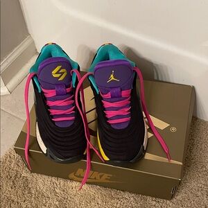 Jordan Luka 3 with Pink and Purple Accents